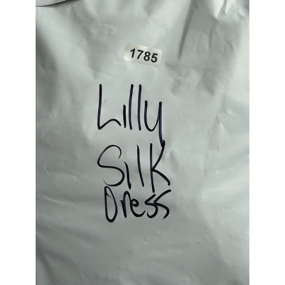 Lilly Pulitzer Silk Dress 4 One Shoulder Pink Lace Teresa Hotty Double Nothing - Picture 12 of 12